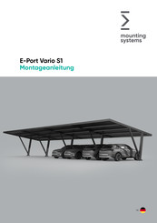 Mounting Systems E-Port Vario S1 Montageanleitung