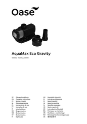 Oase AquaMax Eco Gravity 10000 Gebrauchsanleitung