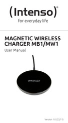 Intenso Magnetic Wireless Charger MW1 Bedienungsanleitung