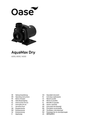 Oase AquaMax Dry 6000 Gebrauchsanleitung