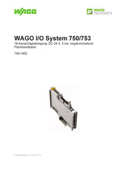 WAGO 750-1402 Produkthandbuch