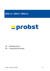 probst SRG-3-L Betriebsanleitung