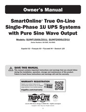 Tripp Lite SmartOnline SUINT1500LCD1U Benutzerhandbuch