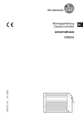 IFM Electronic ecomot100 ClassicController CR0032 Montageanleitung