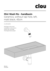 Clou Mini Wash Me CL/03.12235 Montageanweisungen