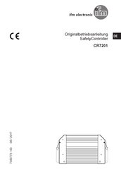 IFM Electronic SafetyController CR7201 Originalbetriebsanleitung