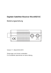 Microelectronic NH MicroM25 SC Bedienungsanleitung
