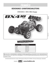 Hobbico DROMIDA DIDC0053 Bedienungs- & Wartungsanleitung