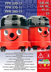 Numatic PPR 200-11 Bedienungsanleitung