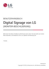 LG 75XS4G Benutzerhandbuch