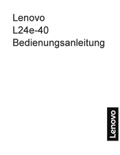Lenovo L24e-40 Bedienungsanleitung