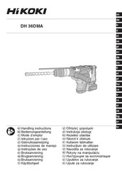 Hikoki DH 36DMA Bedienungsanleitung