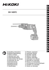 HIKOKI DH 18DPC Bedienungsanleitung