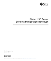 Sun Microsystems Netra 210 Administrationshandbuch