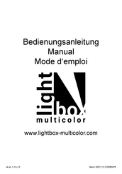 lightbox-multicolor Lowe Abstrakt Art Bedienungsanleitung