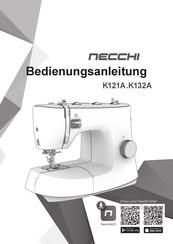 Necchi K132A Bedienungsanleitung