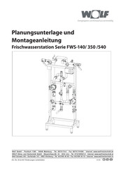Wolf FWS-540 Serie Planungsunterlage Und Montageanleitung