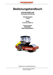 Dynapac CA182 Bedienungshandbuch