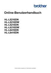 Brother HL-L5210DW Online Benutzerhandbuch