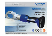 Textron Company Klauke mini+ EKM 60/22W-L Bedienungsanleitung