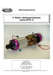 JetCat SPT5-H Bedienungsanleitung