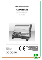 Amazone GHD-02 Betriebsanleitung