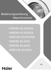 Haier HWD80-B14939S8 Bedienungsanleitung