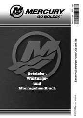 Mercury Avator 35e Allgemeine Betriebs-, Wartungs- Und Montageanleitung