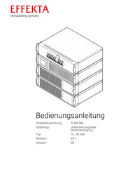 Effekta THOR RM Bedienungsanleitung