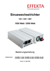 Effekta 10A/WRSL-24-2000 Bedienungsanleitung