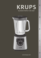Krups PERFECT MIX KB87 Bedienungsanleitung