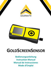 GOLDANALYTIX GOLDSCREENSENSOR Bedienungsanleitung