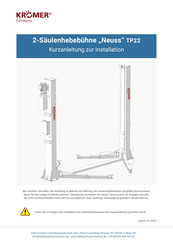 Kromer Neuss Kurzanleitung Zur Installation