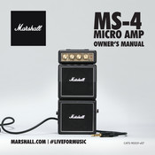 Marshall MS-4 Benutzerhandbuch