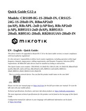 MikroTik RBcAP2nD Kurzanleitung