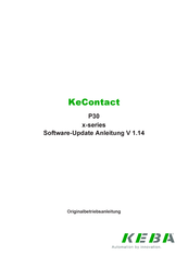 Keba KeContact x Serie Anleitung