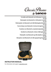 LENCO ClassicPhono TT-116 Bedienungsanleitung
