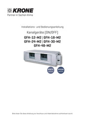 Krone GFH-30-M2 Installations- Und Bedienungsanleitung
