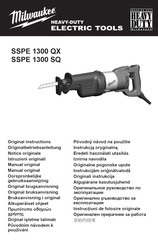 Milwaukee SSPE 1300 SQ Originalbetriebsanleitung