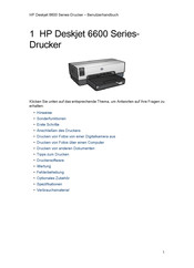 HP Deskjet 6600 Serie Benutzerhandbuch