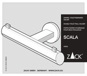 Zack SCALA 40052 Installationsanleitung