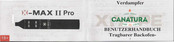X-MAX II Pro Benutzerhandbuch