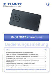 LEHMANN M400 Smart Secure Bedienungsanleitung