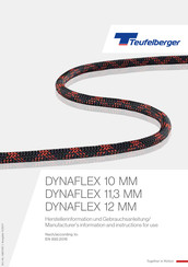 TEUFELBERGER DYNAFLEX 10 MM Herstellerinformation Und Gebrauchsanleitung