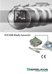 Pepperl+Fuchs PCV-USB-RS485-Converter Kurzanleitung