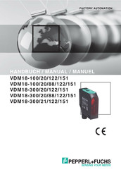 Pepperl+Fuchs VDM18-300/21/122/151 Handbuch