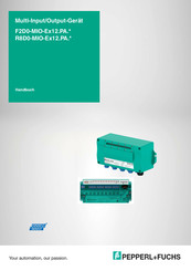 Pepperl+Fuchs R8D0-MIO-Ex12.PA Serie Handbuch