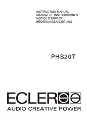Ecler PHS20T Bedienungsanleitung