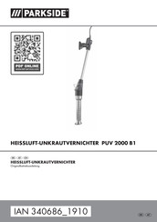 Parkside PUV 2000 B1 Originalbetriebsanleitung