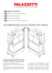 Palazzetti ECOMONOBLOCCO Serie WT 86R Produkthandbuch